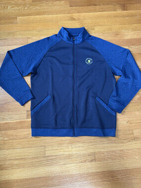 FJ 122nd U.S. Open, The Country Club, Blue Full Zip Up Free Shipping Size L